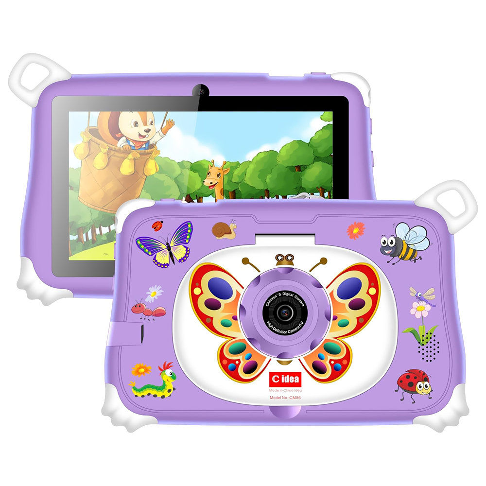 Tablet Cidea CM86 Kids 6GB de RAM / 128GB / Tela 7" - Roxo