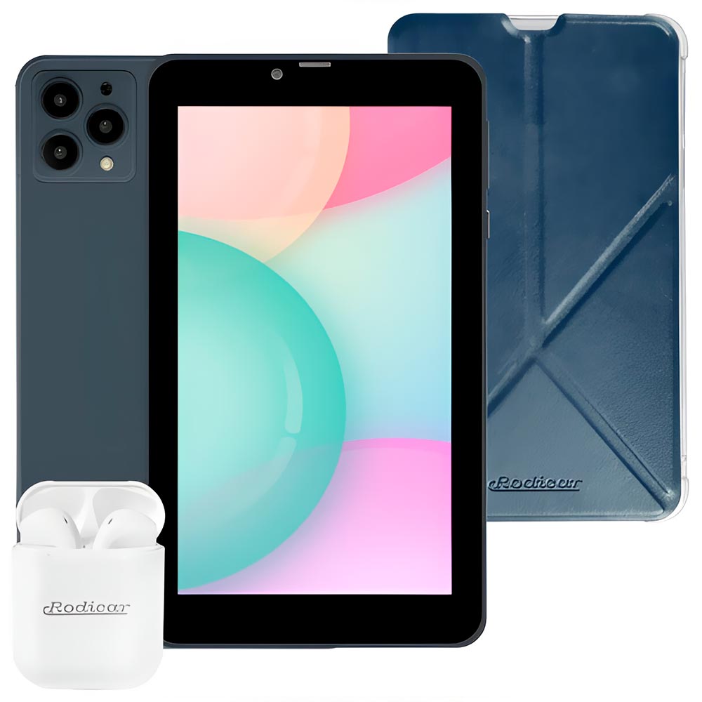 Tablet Rodicar X18 8GB de RAM / 256GB / Tela 7" / Wi-Fi 5G - Cinza + Fone