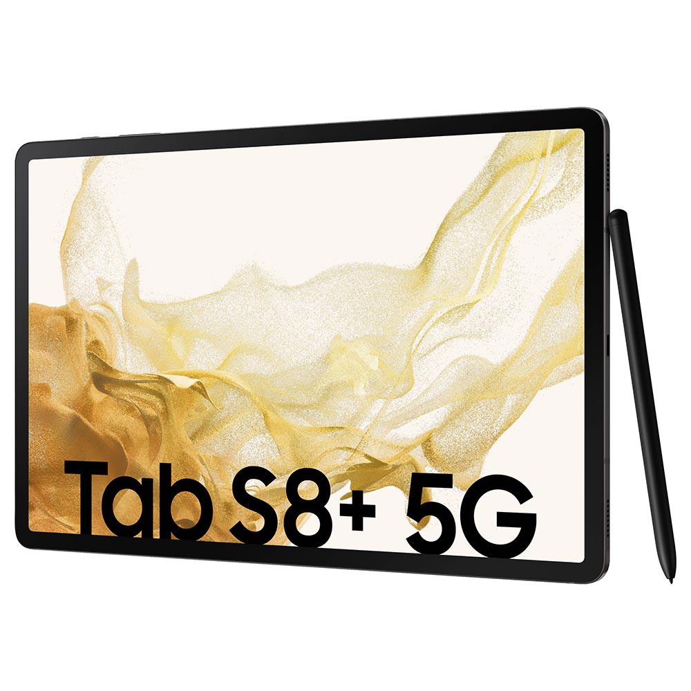 Tablet Samsung Galaxy Tab S8+ 5G X806B 8GB de RAM / 128GB / Tela 12.4" - Graphite Cinza