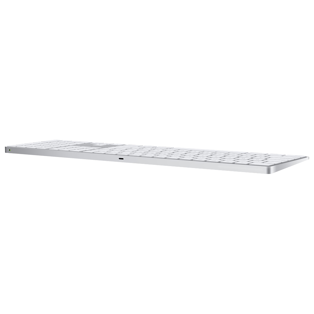 Apple Magic Keyboard MXCJ3LL/A Bluetooth / Inglês  - Silver / White
