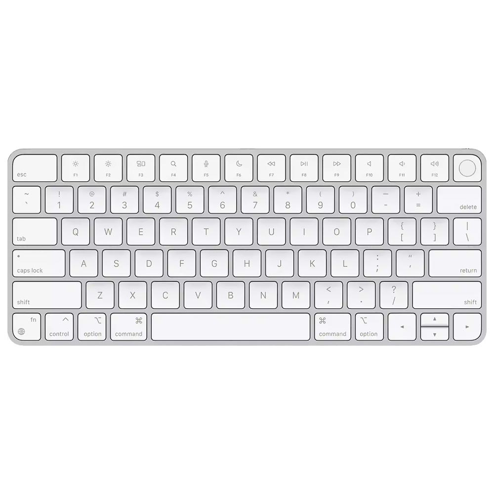 Apple Magic Keyboard MXCK3LL/A Wireless / Touch ID / Inglês - Branco / Prata