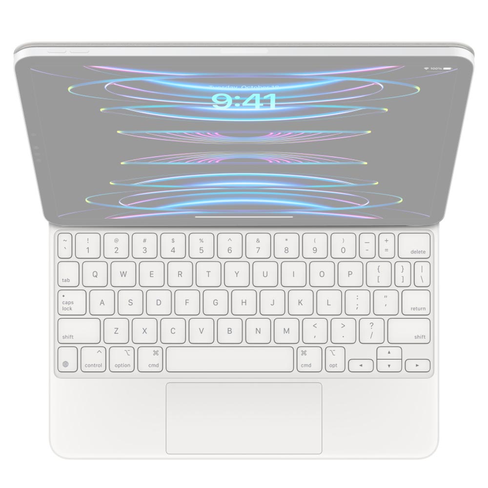 Apple Magic Keyboard para iPad Pro 12.9" MJQL3LL/A Wireless / Inglês - Branco