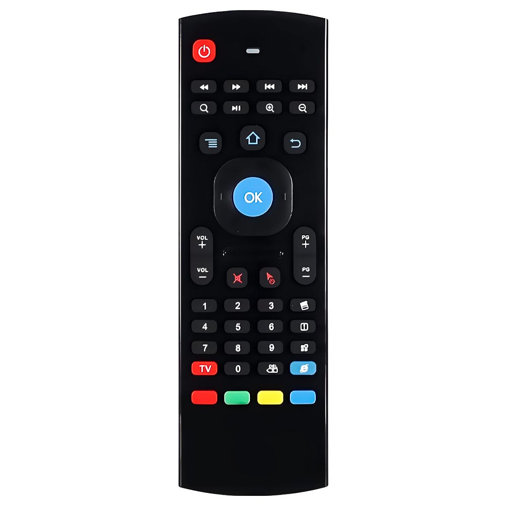 Controle Remoto Smart Air Mouse Krab KB3 - Preto