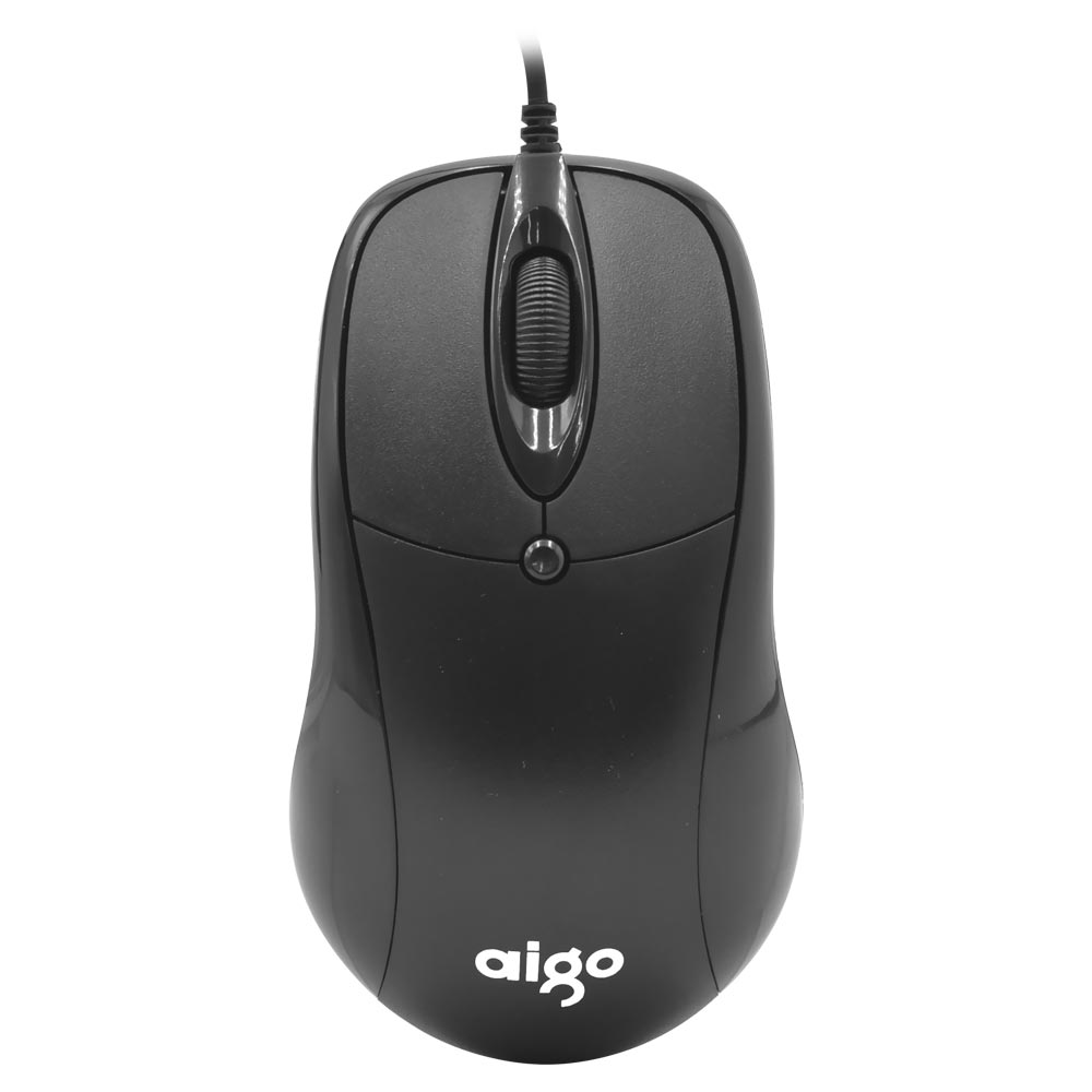 Teclado + Mouse Aigo WQ1808 USB / Inglês - Preto