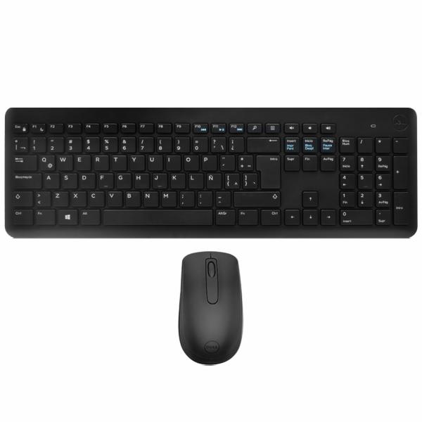 Teclado Mouse Dell Wireless Espanhol Preto KM117 BK no