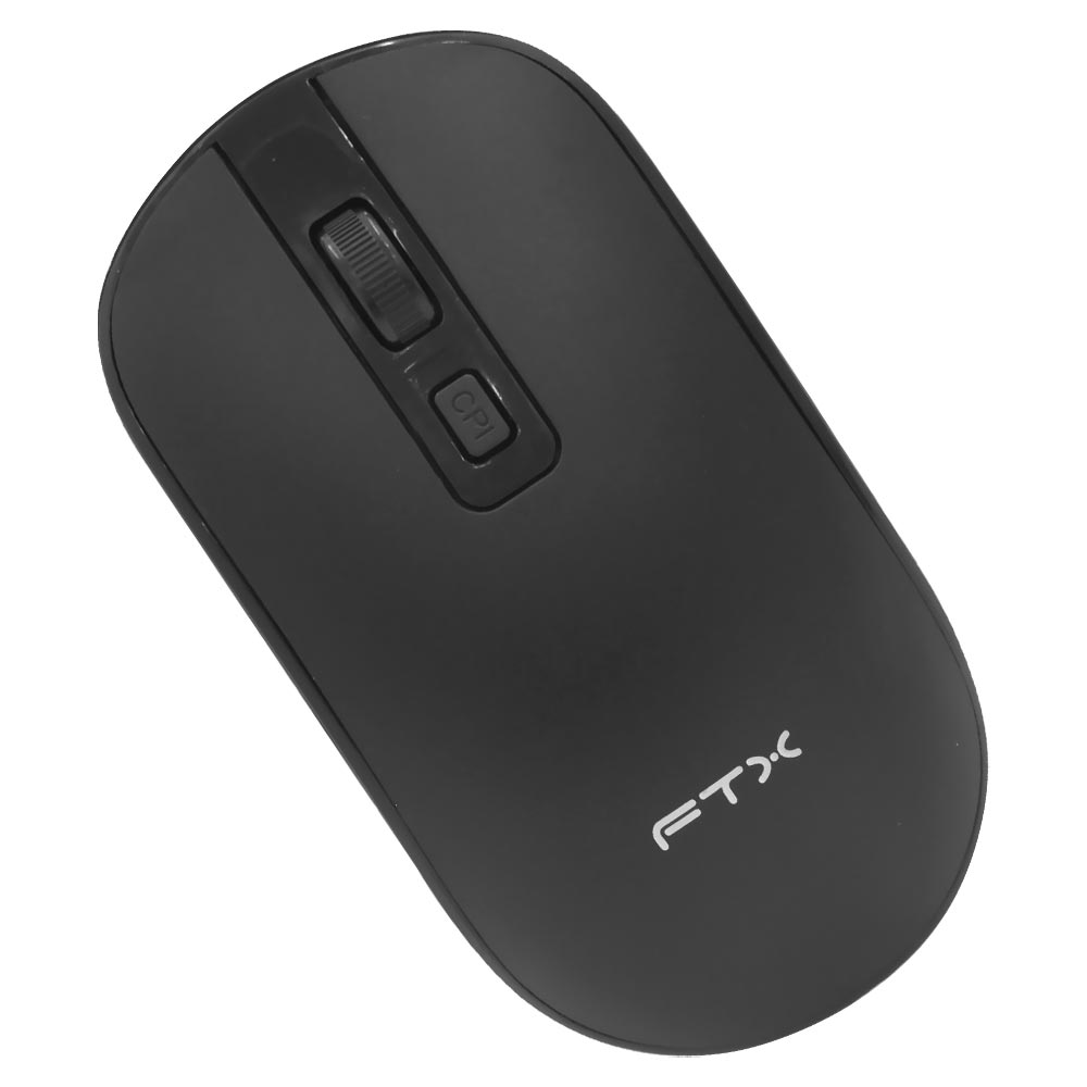 Teclado + Mouse FTX GK03 Wireless / Espanhol - Preto