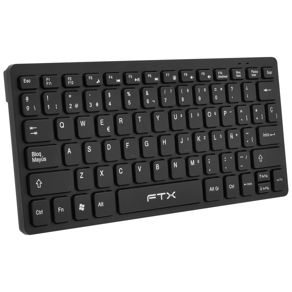 Teclado + Mouse FTX GK03 Wireless / Espanhol - Preto