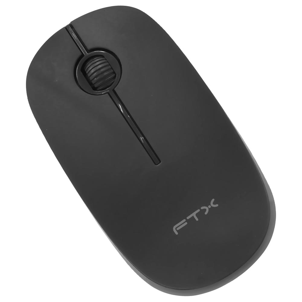 Teclado + Mouse FTX GK600 Wireless / Português - Preto