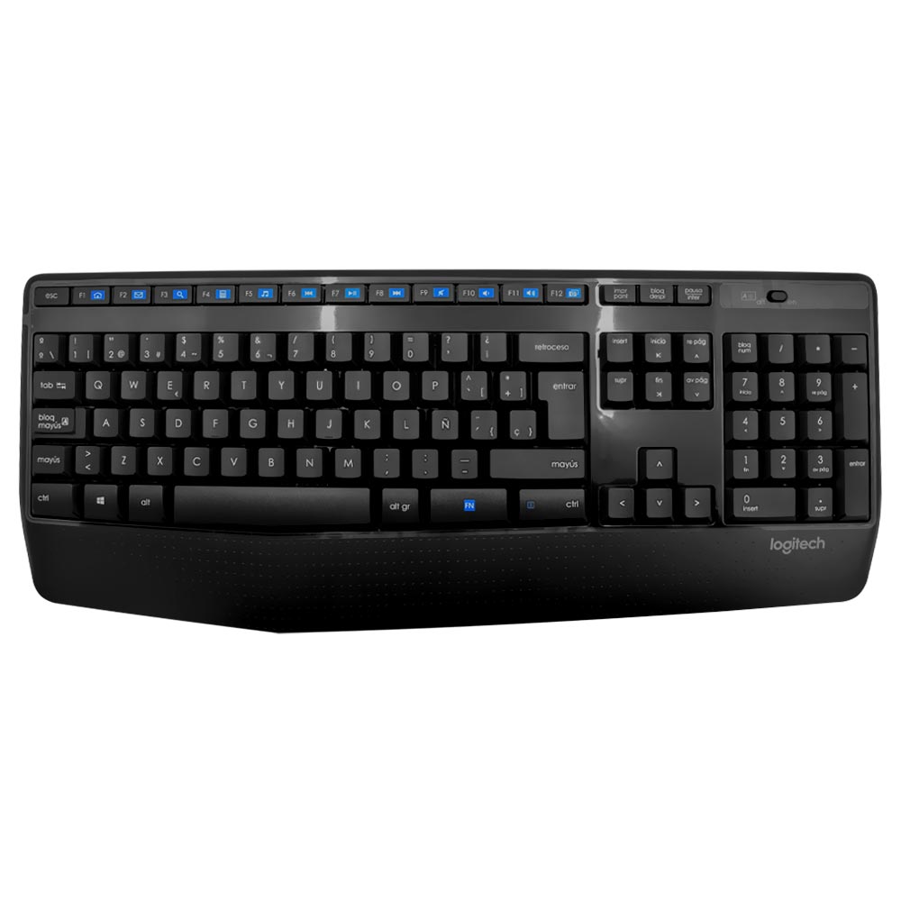 Teclado + Mouse Logitech MK345 Wireless / Espanhol - Preto (920-007820)