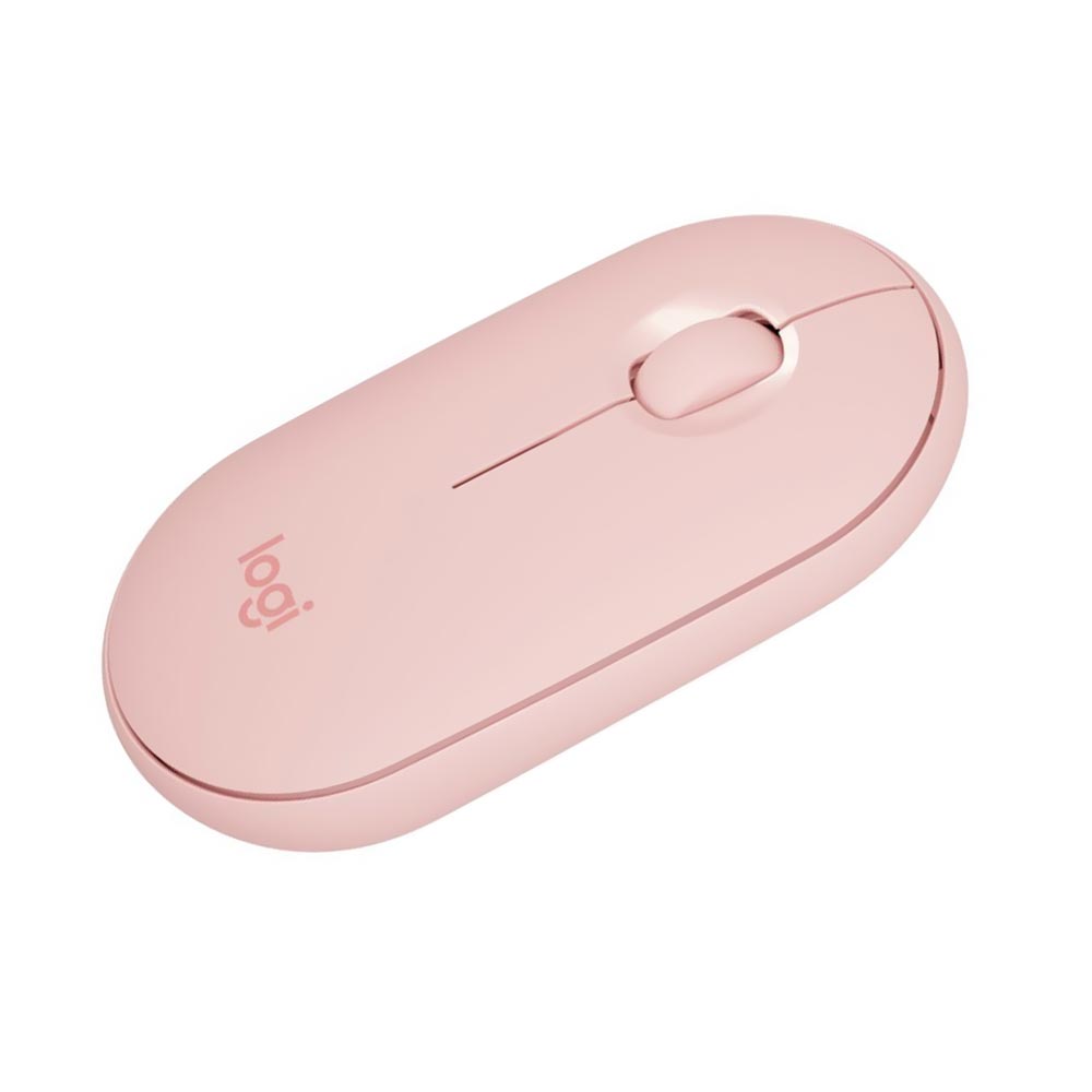 Teclado + Mouse Logitech MK470 Wireless / Inglês - Rosa (920-011313)