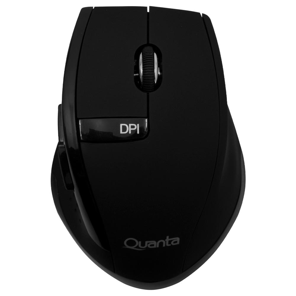 Teclado + Mouse Quanta QTKTM12 Wireless / Português - Preto