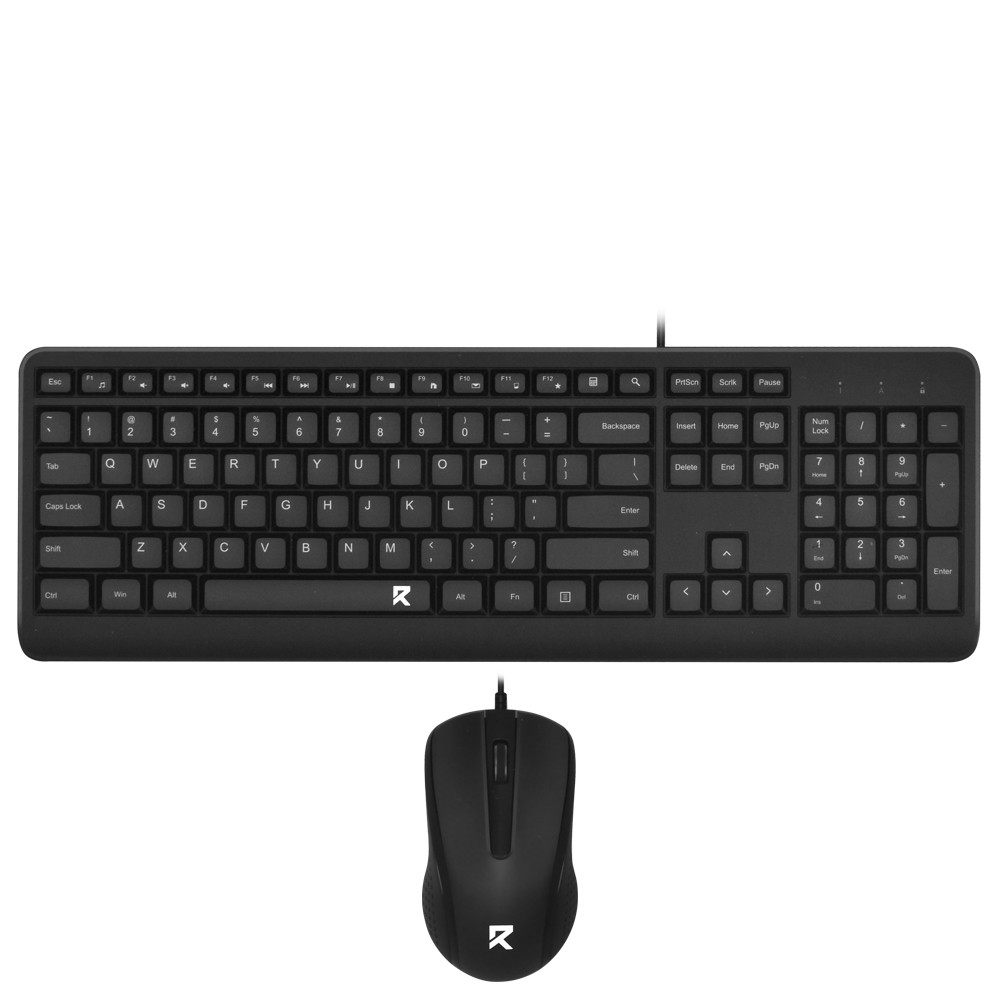 Teclado + Mouse Redragon BS-7092 USB / Inglês - Preto