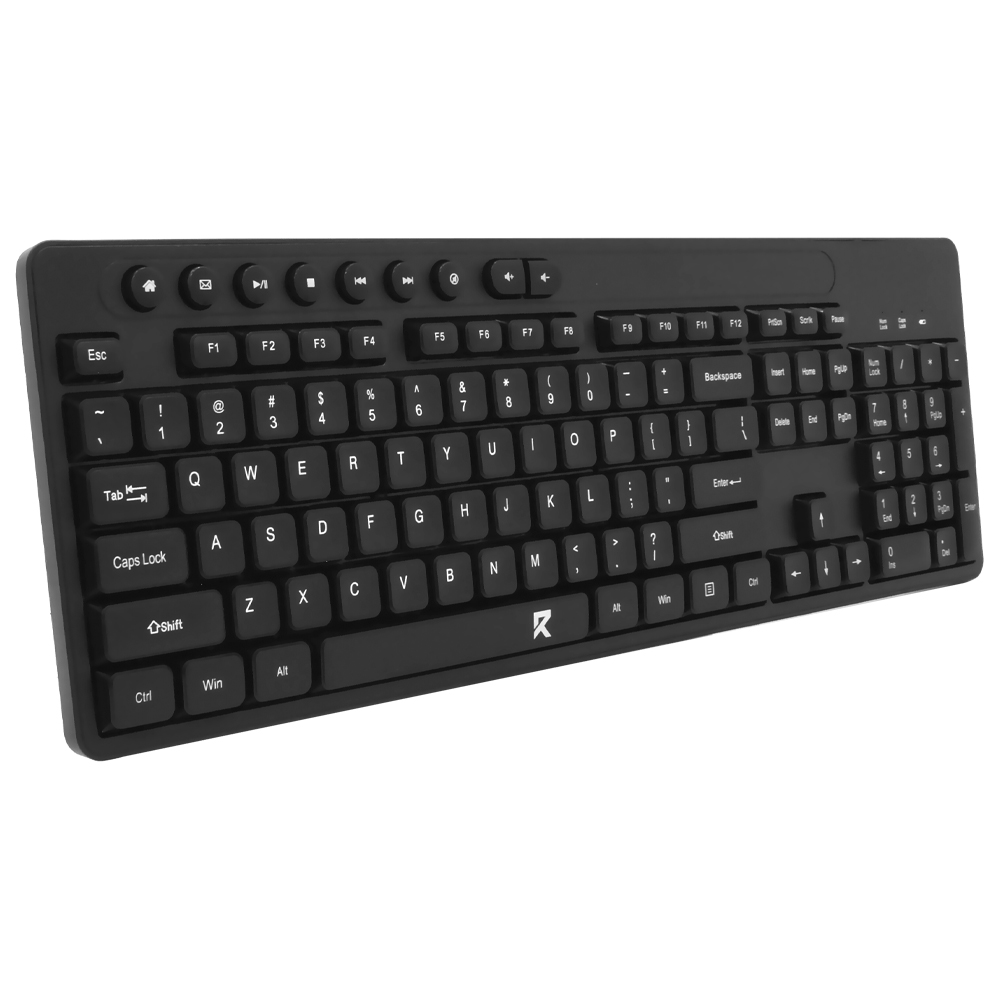 Teclado + Mouse Redragon BS-7094 Wireless / Inglês - Preto