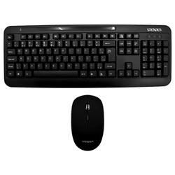 Teclado + Mouse Satellite AK-725G Wireless / Português - Preto