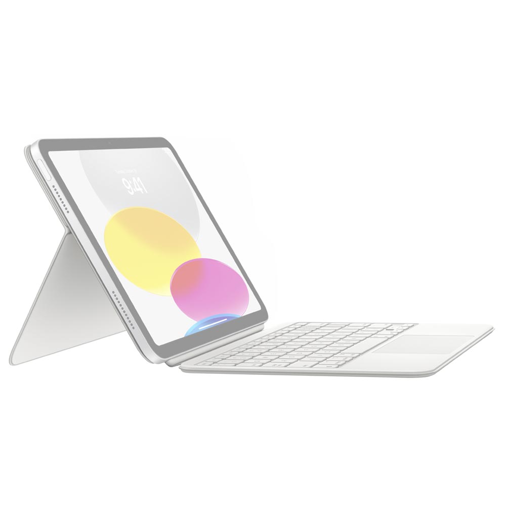 Teclado Apple Magic Keyboard Folio para iPad 10" MQDP3LL/A Wireless / Inglês - Branco