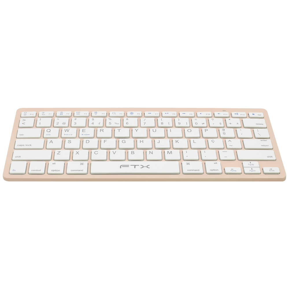 Teclado FTX FTXB1000 Bluetooth / Português - Rosa