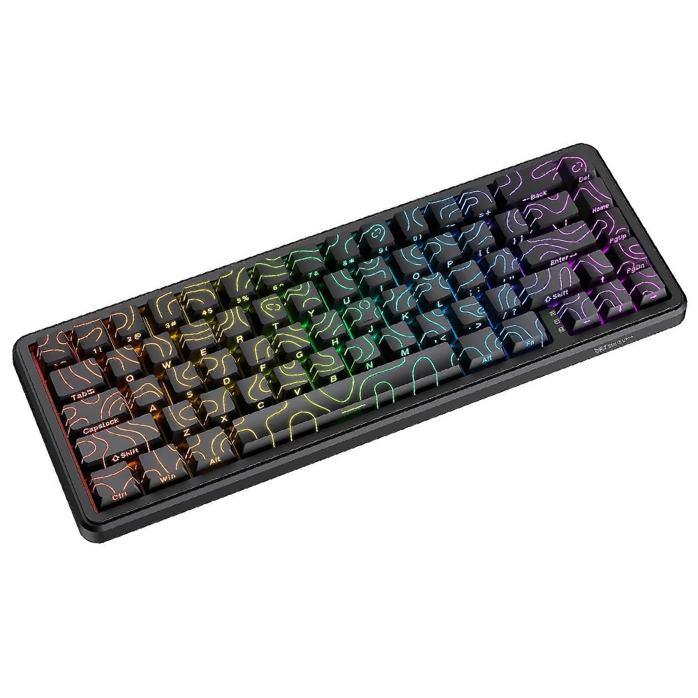 Teclado Gamer Magnético Onikuma G67 USB / RGB / Inglês - Preto