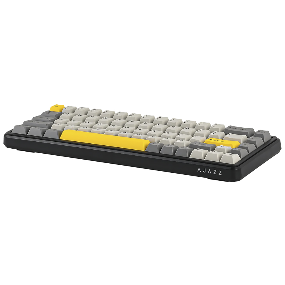 Teclado Gamer Mecânico Ajazz AK680 Max Nacodexx Mini USB / RGB / Inglês - Preto / Cinza (984662)