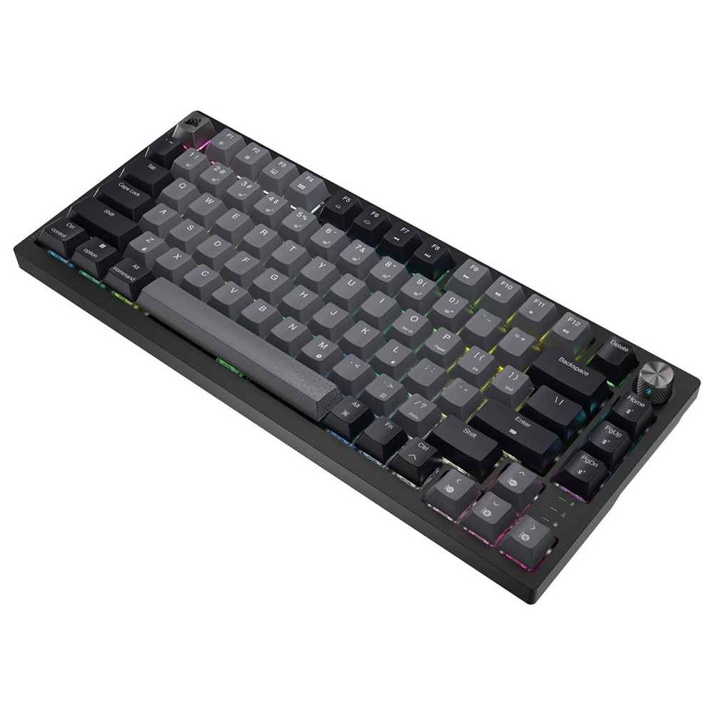 Teclado Gamer Mecânico Corsair K65 Plus Wireless / RGB / MLX Red / Inglês - Preto (CH-91D401L-NA)