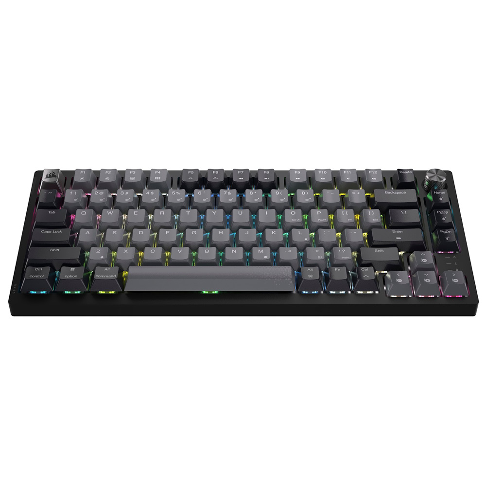 Teclado Gamer Mecânico Corsair K65 Plus Wireless / RGB / MLX Red / Inglês - Preto (CH-91D401L-NA)