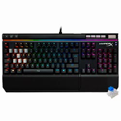 Teclado Gamer Mecânico Hyperx Alloy Elite USB / RGB / Cherry MX Blue / Inglês - Preto (HX-KB2BL2-US/R2)