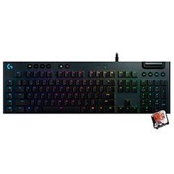 Teclado Gamer Mecânico Logitech G815 GL Tactile USB / RGB / Inglês - Preto (920-008984)