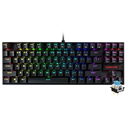 Teclado Gamer Mecânico Redragon K552RGB-1 Kumara USB / RGB / Inglês - Preto