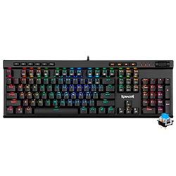 Teclado Gamer Mecânico Redragon K580RGB Vata USB / RGB / Blue / Inglês - Preto