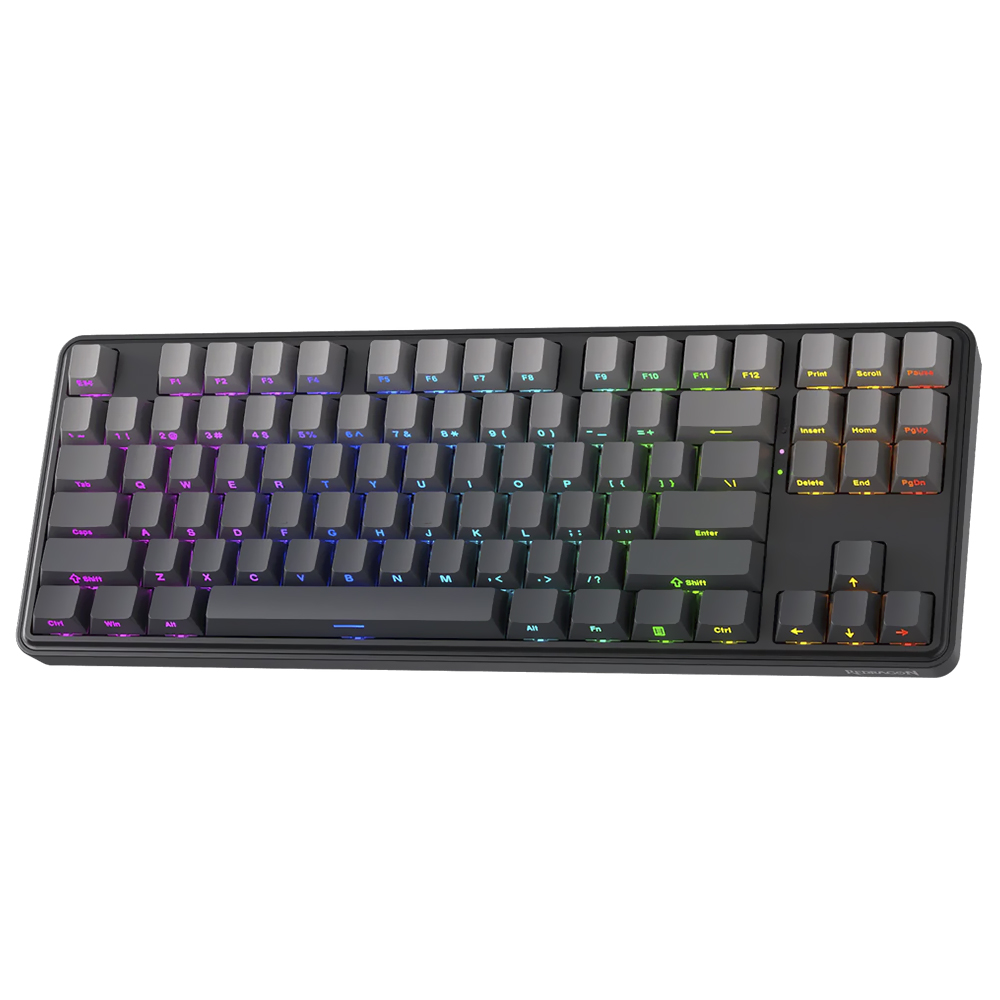 Teclado Gamer Mecânico Redragon  K707SP-RGB-PRO Star Blade Pro Wireless / RGB / Inglês - Preto / Cinza