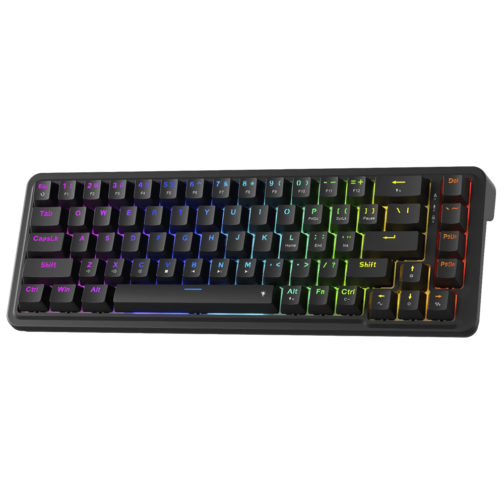 Teclado Gamer Mecânico Redragon K709-RGB Nova USB / RGB / Inglês - Preto