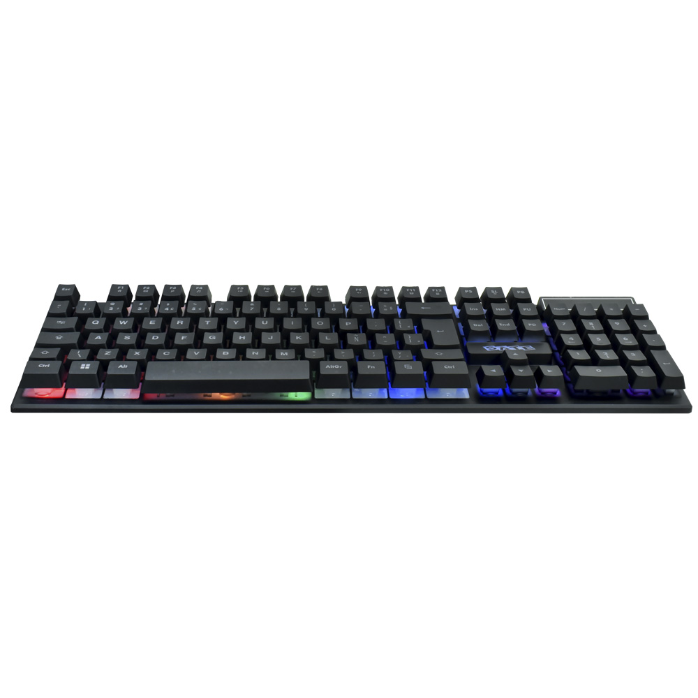 Teclado Gamer Mecânico Satellite AK-892 USB / RGB / Espanhol - Preto