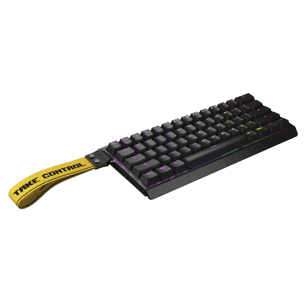 Teclado Gamer Mecânico Wooting 60HE+ USB / RGB / Lekker / Inglês - Preto