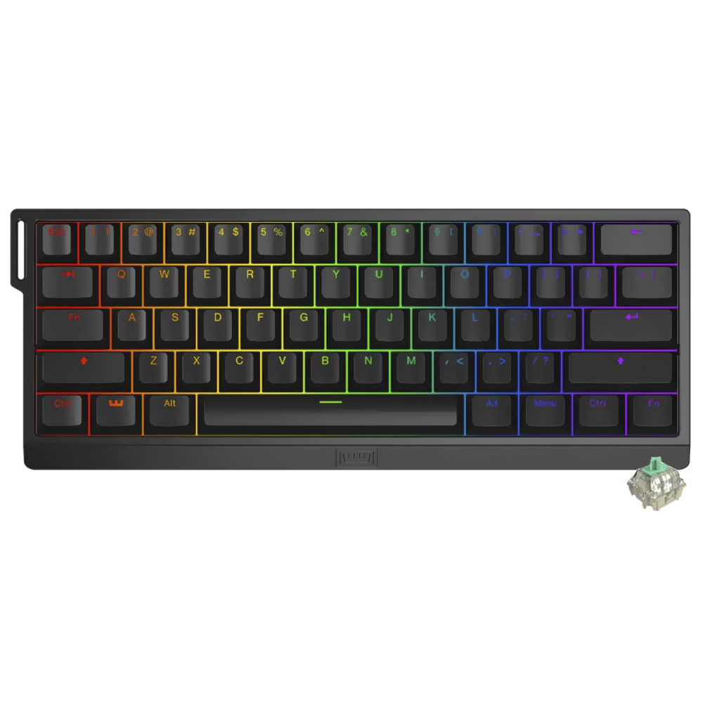 Teclado Gamer Mecânico Wooting 60HE+ USB / RGB / Lekker / Inglês - Preto