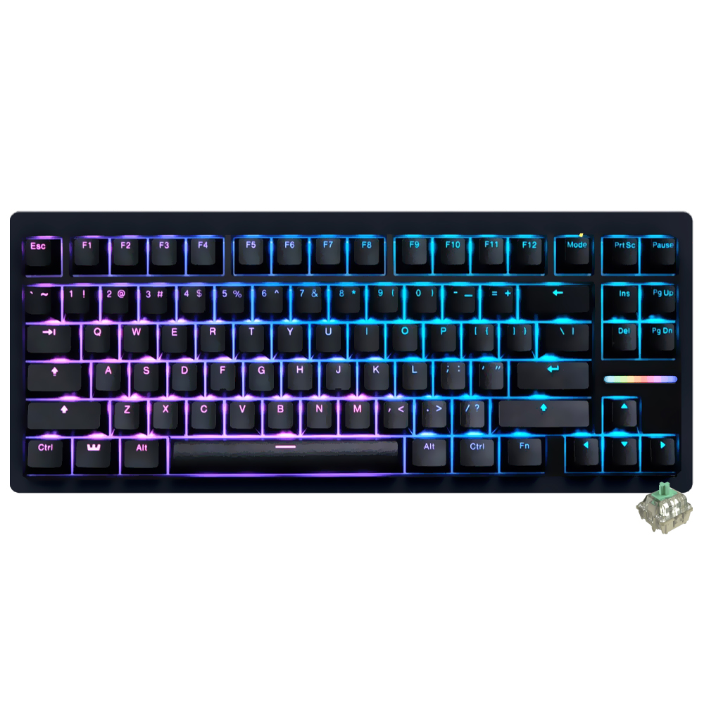 Teclado Gamer Mecânico Wooting 80HE USB / RGB / Lekker / Inglês - Preto