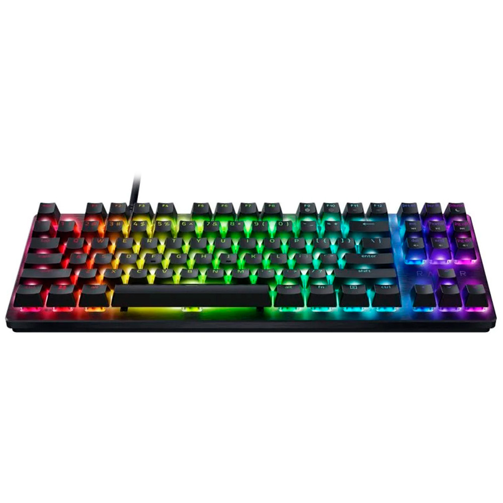 Teclado Gamer Razer Huntsman V3 X Tenkeyless Optical Esports USB / RGB / Purple / Espanhol - Preto (RZ03-05021700-R311)