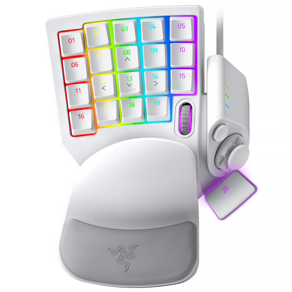 Teclado Gamer Razer Tartarus Pro USB / RGB - Mercury (RZ07-03110200-R3M1)
