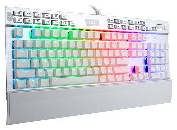 Teclado Gamer Redragon Yama Mechanical K550w-1 Rgb Ingles Branco