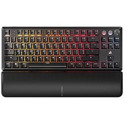 TECLADO GAMER USB CORSAIR K70 PRO TKL CH-911911G-NA RGB MAGNETIC MGX BLUE INGLES PRETO