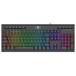 TECLADO GAMER USB REDRAGON K513-RGB ADITYA INGLES PRETO