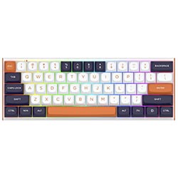 TECLADO GAMER USB REDRAGON K683WBO-RGB-M FIDD INGLES BRANCO