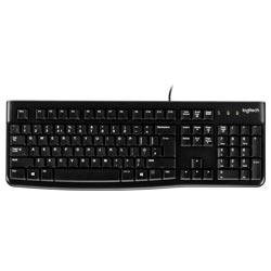 Teclado Logitech K120 USB / Inglês - Preto (920-002478)