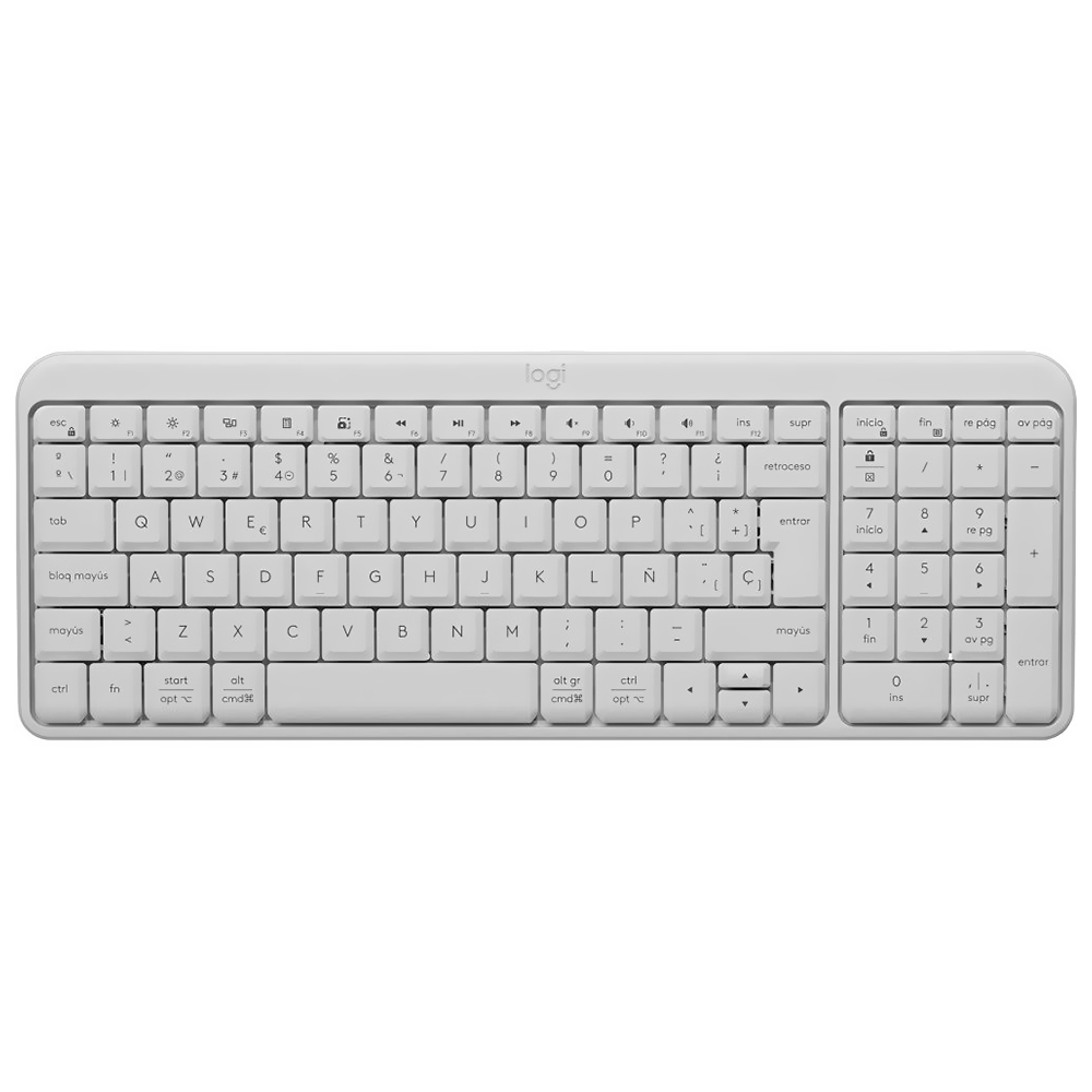 Teclado Logitech K250 Wireless / Espanhol - Branco (920-013446)