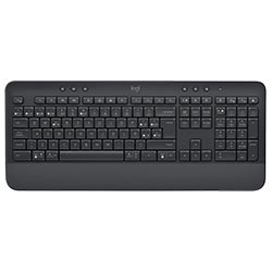 Teclado Logitech K650 Signature Wireless / Espanhol - Preto (920-010910)