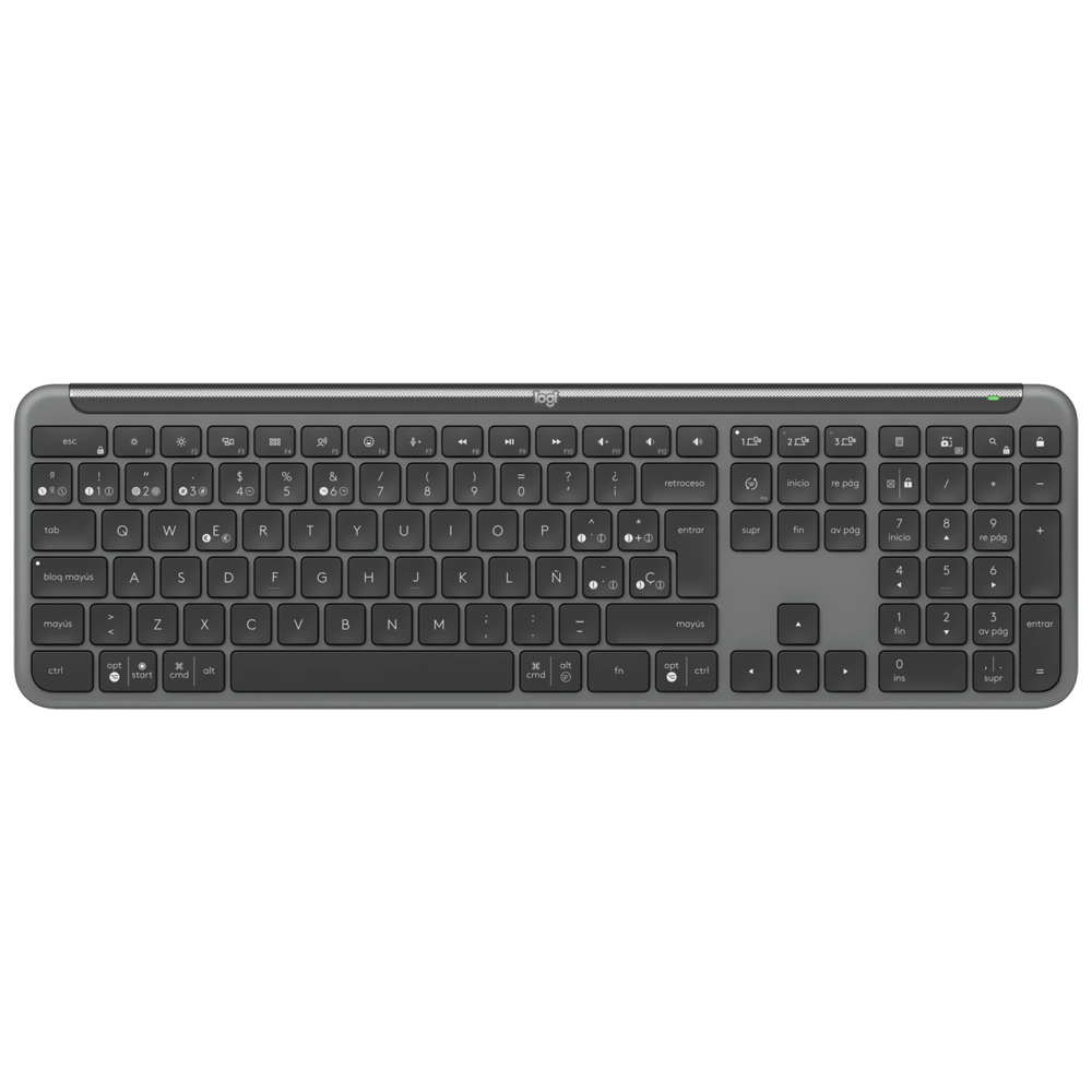 Teclado Logitech K950 Signature Slim Wireless / Espanhol - Preto (920-012432)