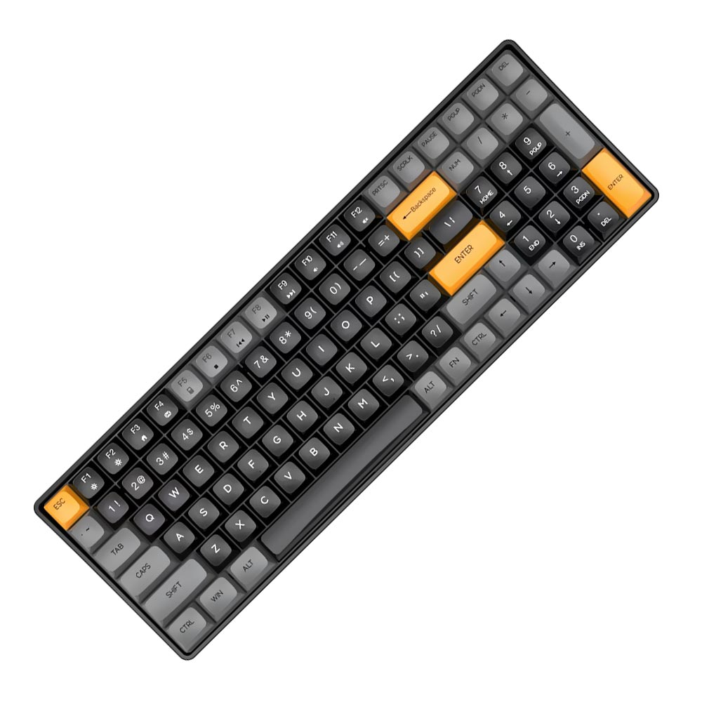 Teclado Mecânico Aigo A100 Wireless / Inglês - Preto