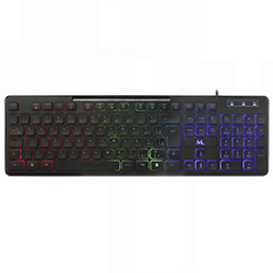 Teclado Mtek KB-7269LR USB / RGB / Português - Preto