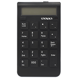 Teclado Numérico Satellite AK-183 USB / Calculadora - Preto