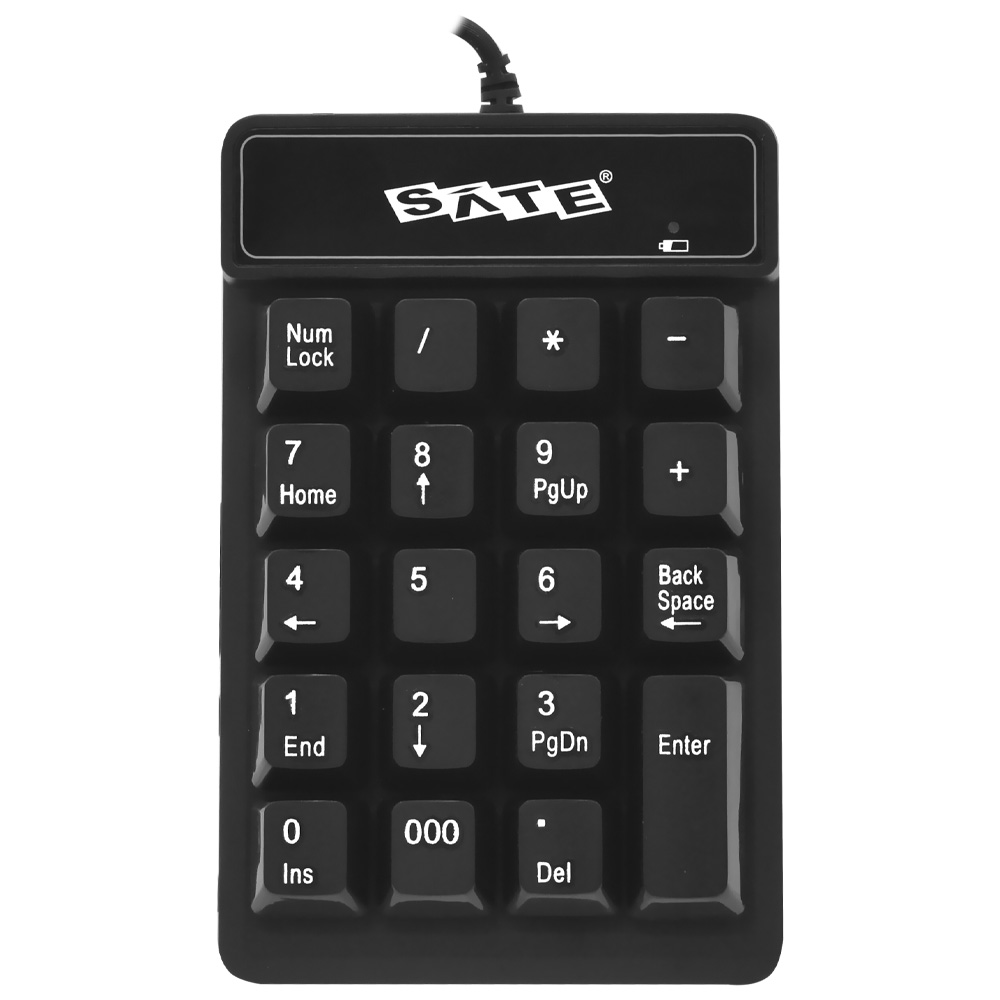 Teclado Numérico Satellite AK-187 USB - Preto