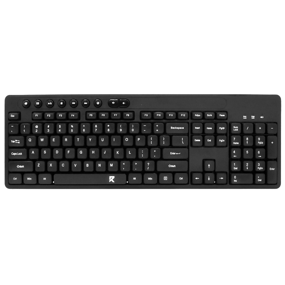 Teclado Redragon BK-7094 Wireless / Inglês - Preto