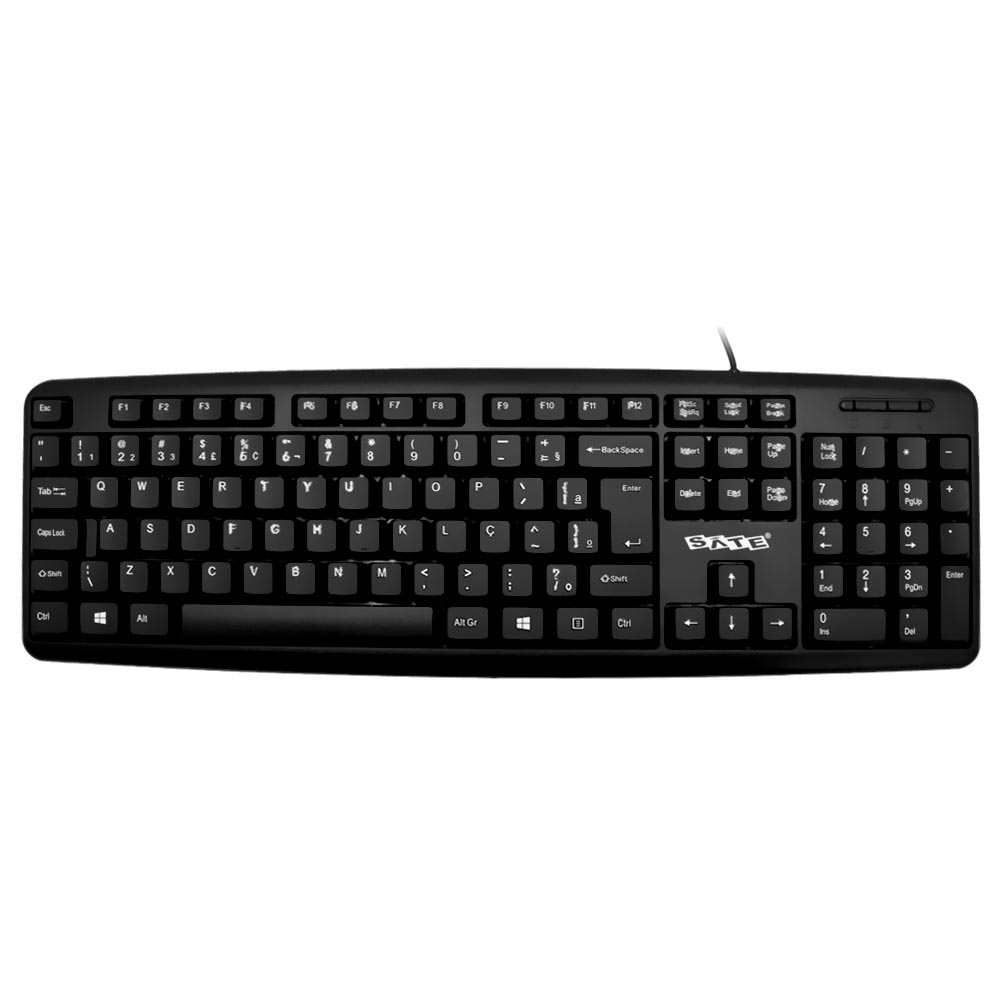 Teclado Satellite AK-910 USB / Português - Preto